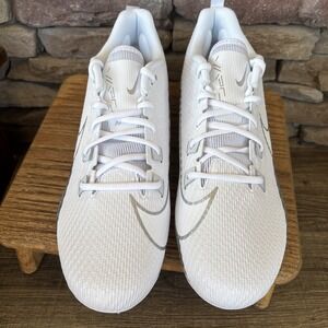 Nike Vapor Edge Speed 360 2 Silver White Football Cleats DA5455-102 Size 14 NEW!